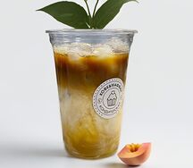 Персиковый айс латте 