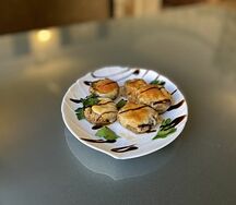 Шляпки шампиньонов с сыром