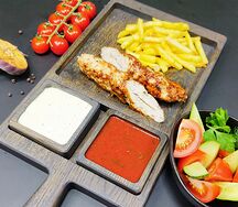 Комплексный обед с куриным люля-кебабом