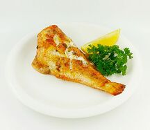 Морской окунь запечённый