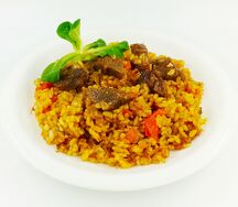 Плов из говядины
