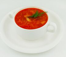 Щи с грибами и фасолью