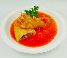 Перец фаршированный мясом
