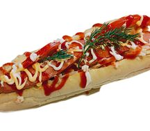 Хот-дог со свиной сарделькой
