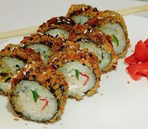 Жареный с морепродуктами