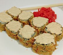 Жареный с курицей