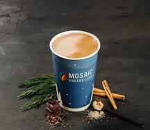 Пряный какао с темным безалкогольным ромом, большой