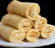 Блинчики с мясом