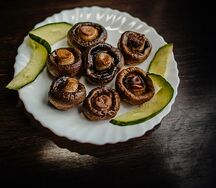 Шашлык из шампиньонов