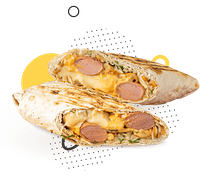 Шаур-дог сыр с сосисками
