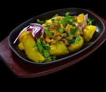 Шампиньоны и картофель