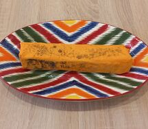 Шаурма с курицей в сырном лаваше