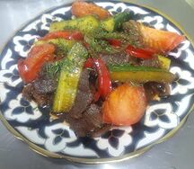 Мясо с овощами