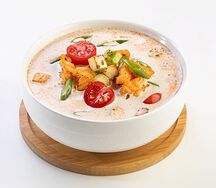 Уха финская с лососем