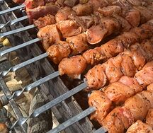 Шашлык из куриного филе