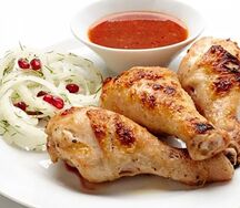 Шашлык из куриных ножек