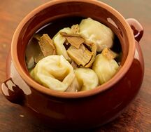 Пельмени с картошкой и белыми грибами