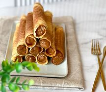 Трубочка с вареной сгущенкой