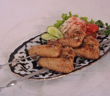 Шашлык из куриных крылышек