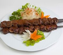 Шашлык из печени