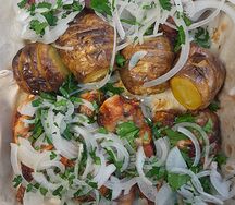 Шашлычное ассорти из куриных крыльев и куриных голеней