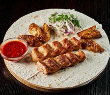 Люля-кебаб куриный с сыром и зеленью