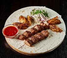 Люля-кебаб говяжий с сыром и зеленью