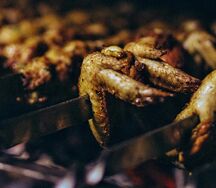 Шашлык из куриных крыльев