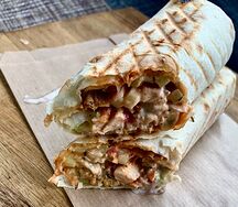 Шаурма со свининой средняя