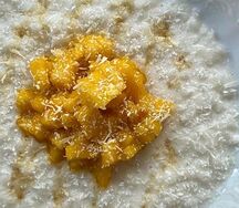 Рисовая каша с манго на кокосовом молоке