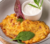 Драники с копчёной сметаной