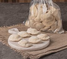 Замороженные вареники с картофелем и грибами 