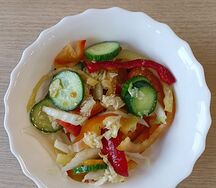 Салат Овощной с маслом