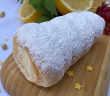 Слоёная трубочка с кремом