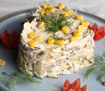 Салат Мясной по-американски