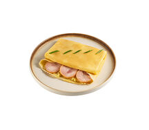 Блин с курицей и картофельным пюре