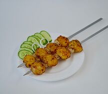 Шашлык из картофеля