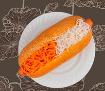 Хот-дог с сосисками