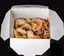 Wok с рисом и морепродуктами