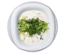 Окрошка с говядиной