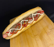 Хот-дог большой с казы