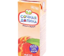 СОК ПЕРСИК "СОЧНАЯ ДОЛИНА"