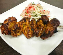 Шашлык из куриных крылышек 