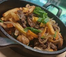 Печень по-деревенски