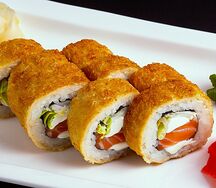 Горячий с лососем