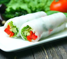 Фитнес ролл с овощами