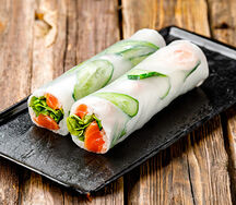 Фитнес ролл с форелью