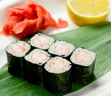 Мини ролл с креветками