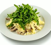Салат с языком