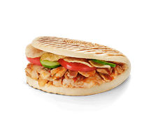 Большая шаурма с курицей